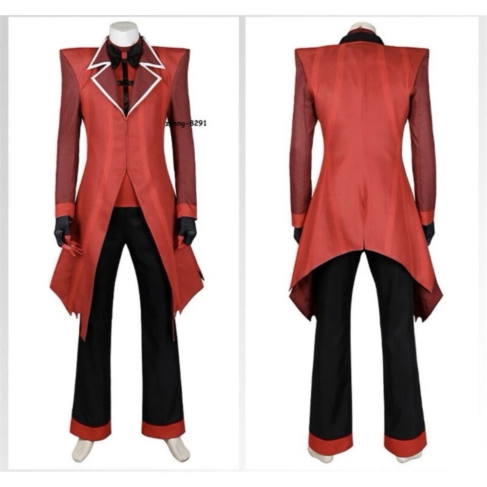 Anime Hazbin Hotel Alastor Cosplay Costume Adult Size S Halloween Dress Suit New - Picture 10 of 11
